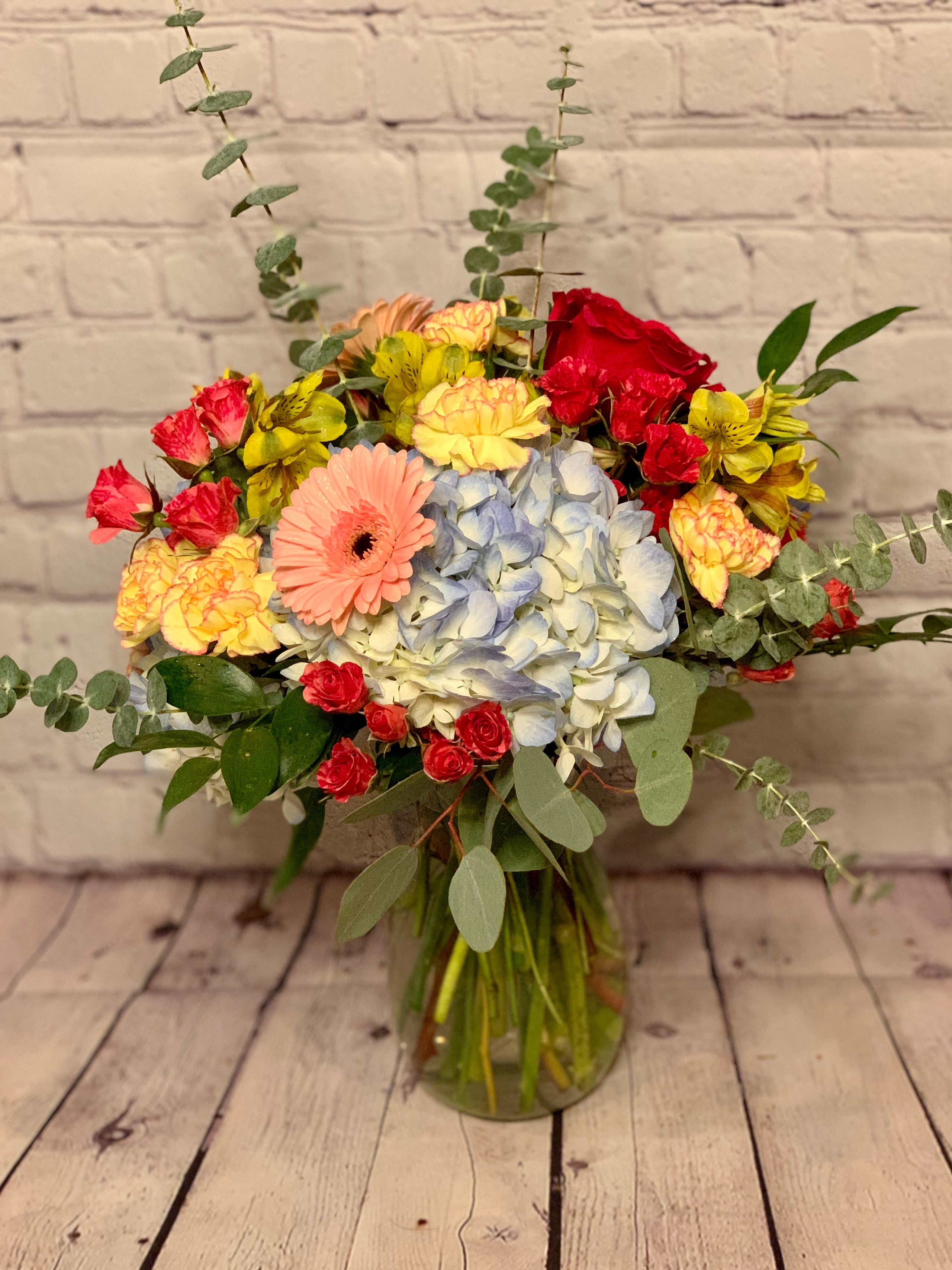 Colorful Balance Flower Arrangement in Astoria, OR - BLOOMIN CRAZY FLORAL